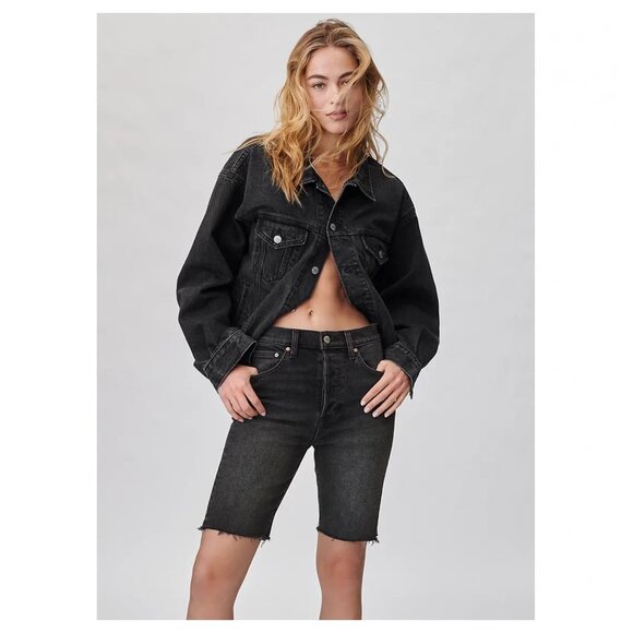 5/$100 SALE -  Denim Forum Yoko Bermuda Short - Picture 1 of 6